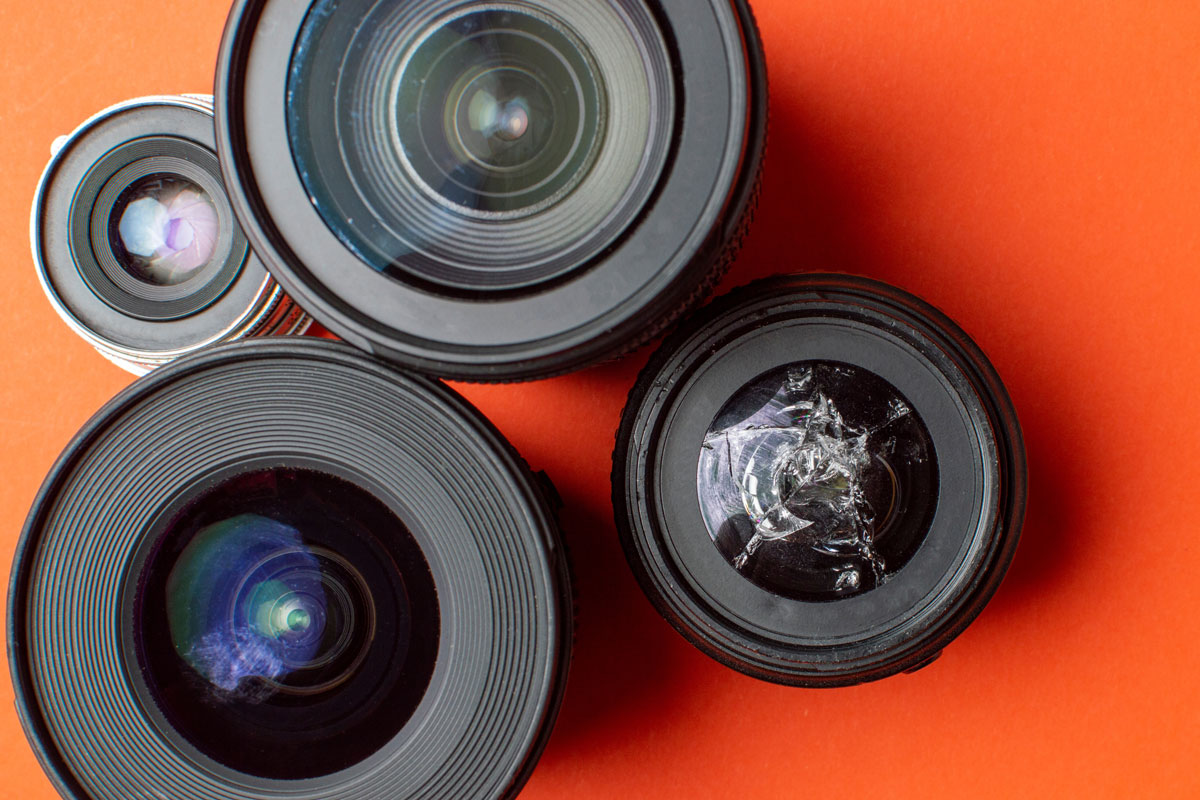 Camera equipment insurance can protect you from broken lenses and more!