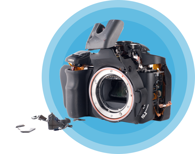 broken camera