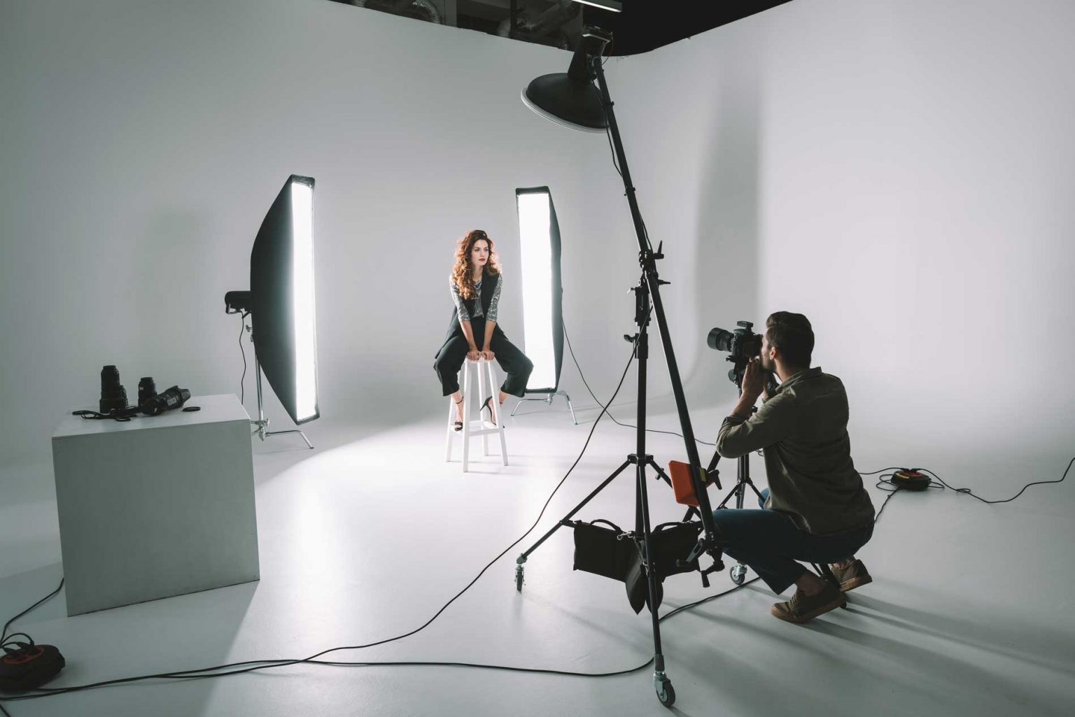 photographers in a studio