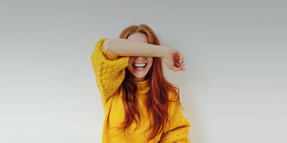 Laughing woman